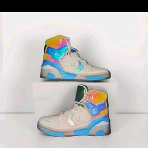 RARE Converse ERX-260 Impress Hi 'Iridescent' White Icy men's Sz 12us Sneaker